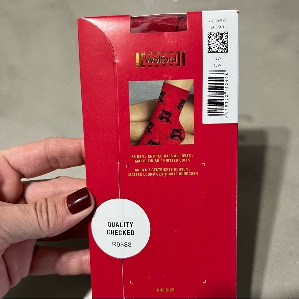 WOLFORD NWT Ox Socks - Picture 5 of 6